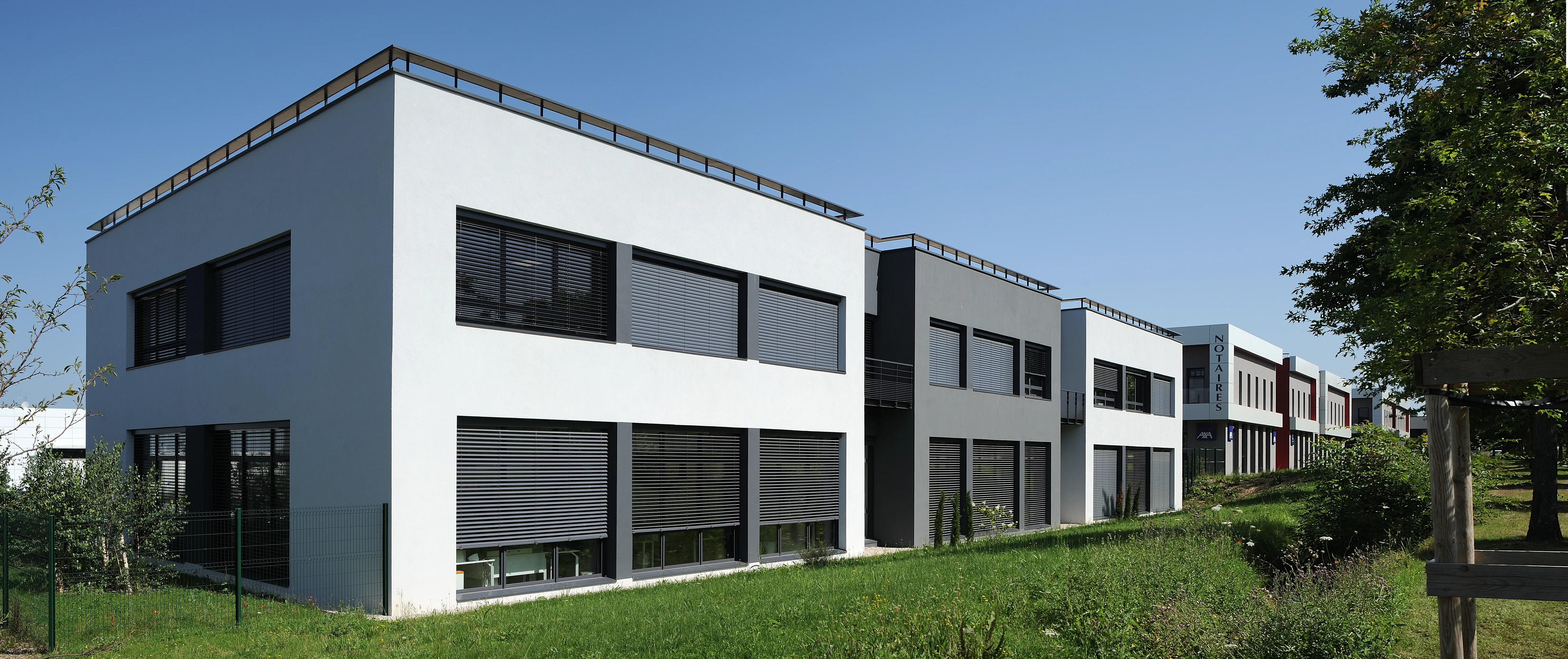 Façade extérieure Granges Bardes Bâtiment A à Bourg-en-Bresse